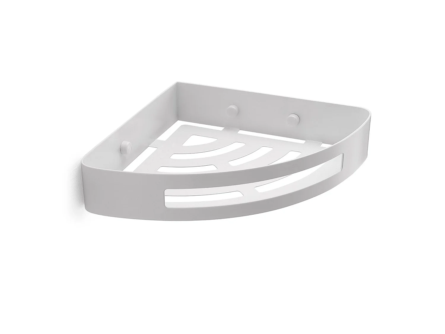 Étagère D’Angle Pour Douche En Acier Inoxydable Blanc Mat | Tasso