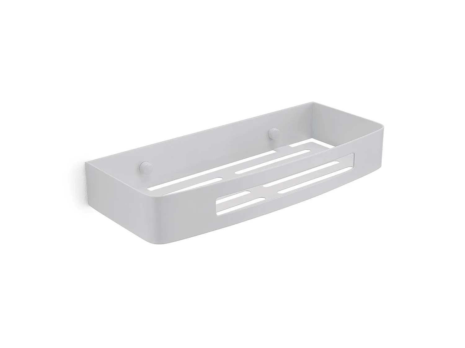 Porte-Objets De Douche Rectangulaire Blanc Mat | Tasso