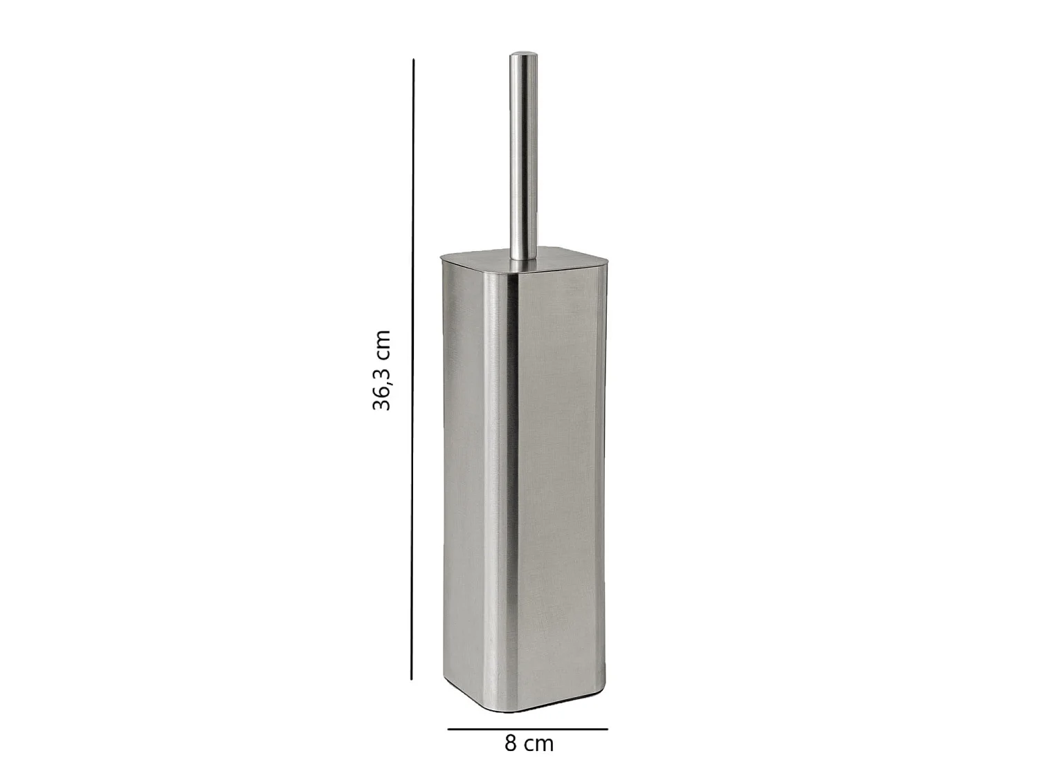 Brosse Wc Sur Pied En Acier Inoxydable Brossé | Jack