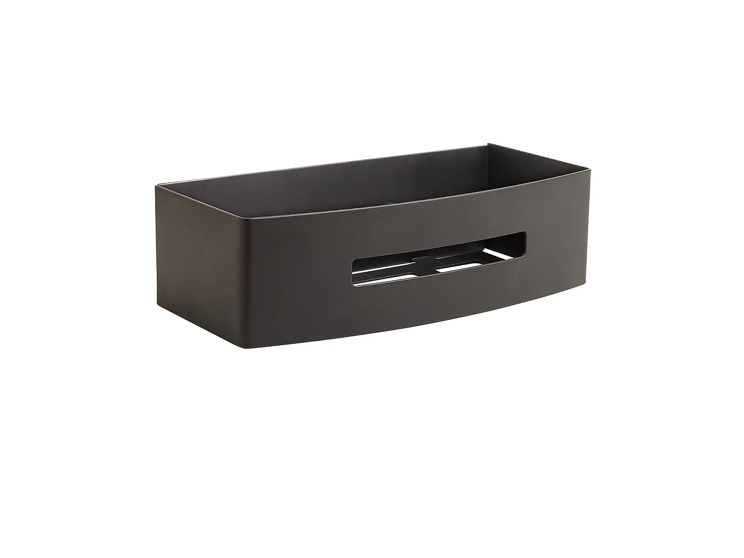 Porte-Objets De Douche Rectangulaire Noir Mat | Peonia