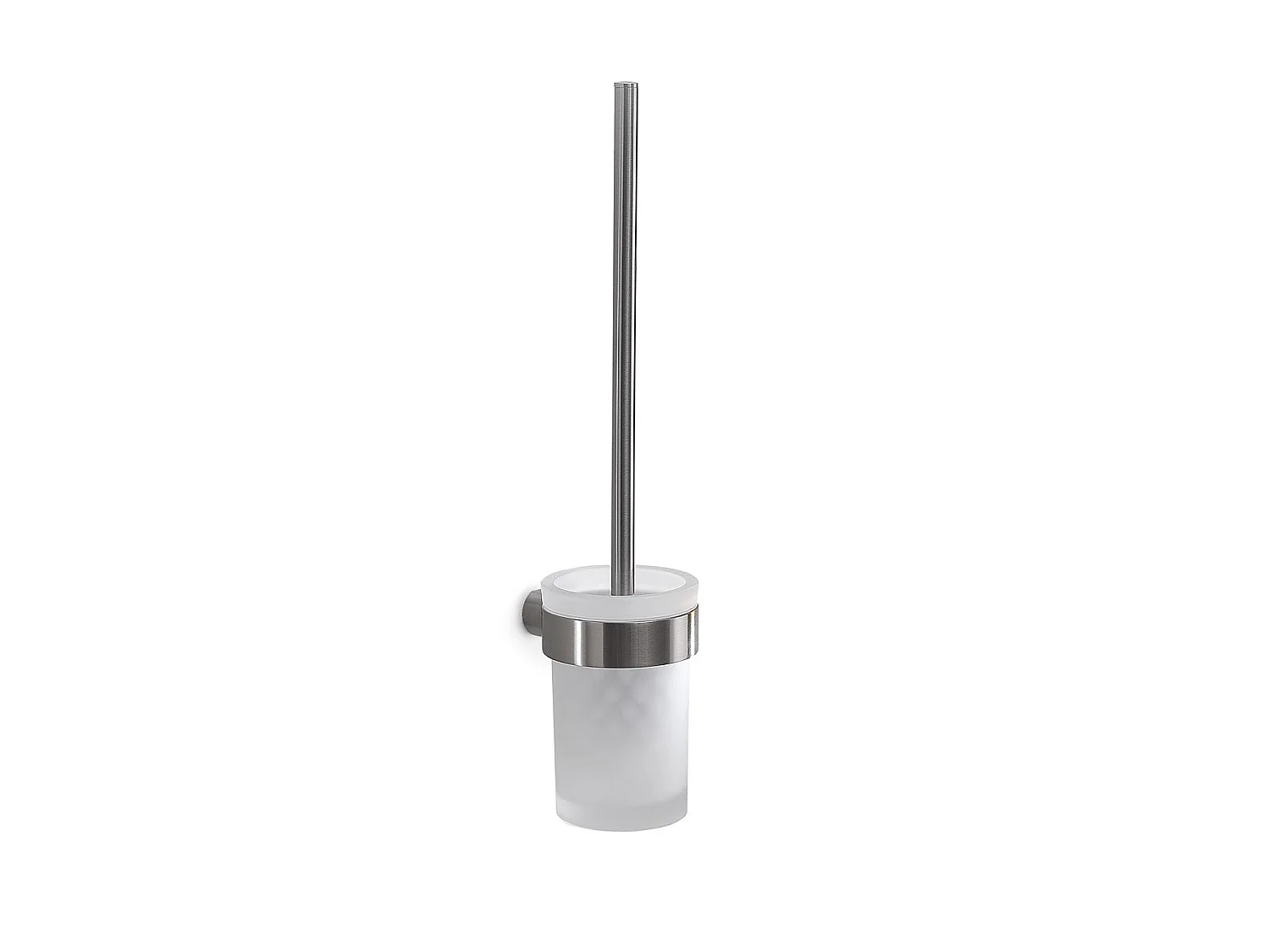 Brosse Wc Murale En Laiton, Acier Inoxydable Et Verre Satiné | Palazzo