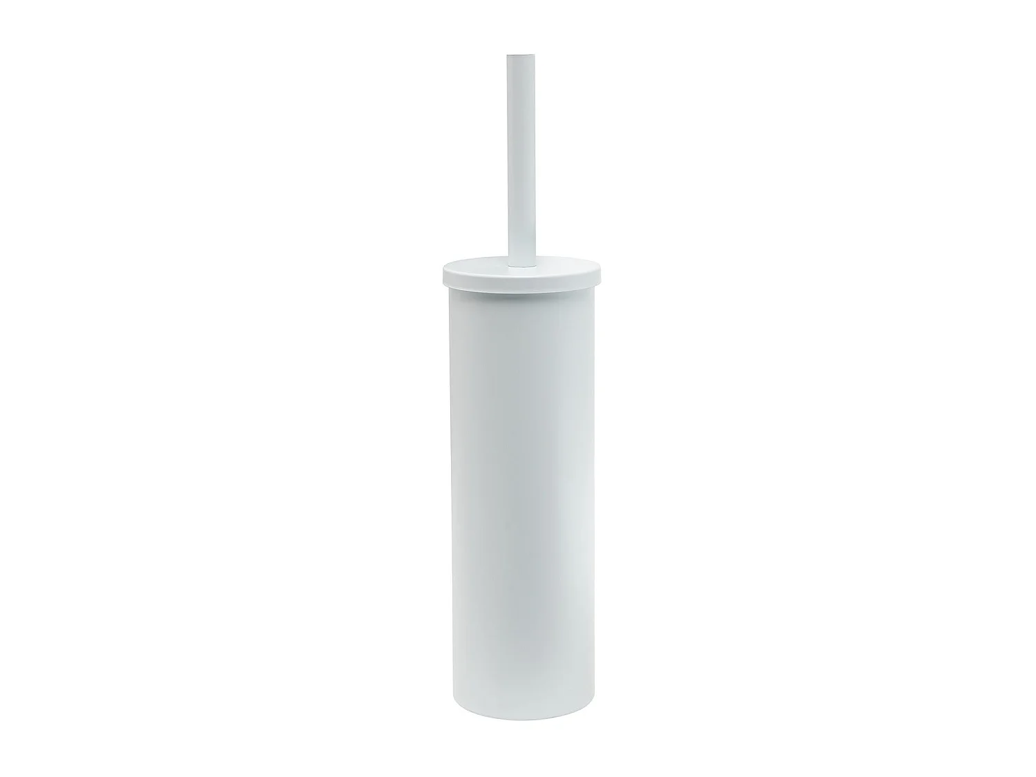 Brosse Wc Sur Pied Blanc Mat En Acier Inoxydable | Tahiti