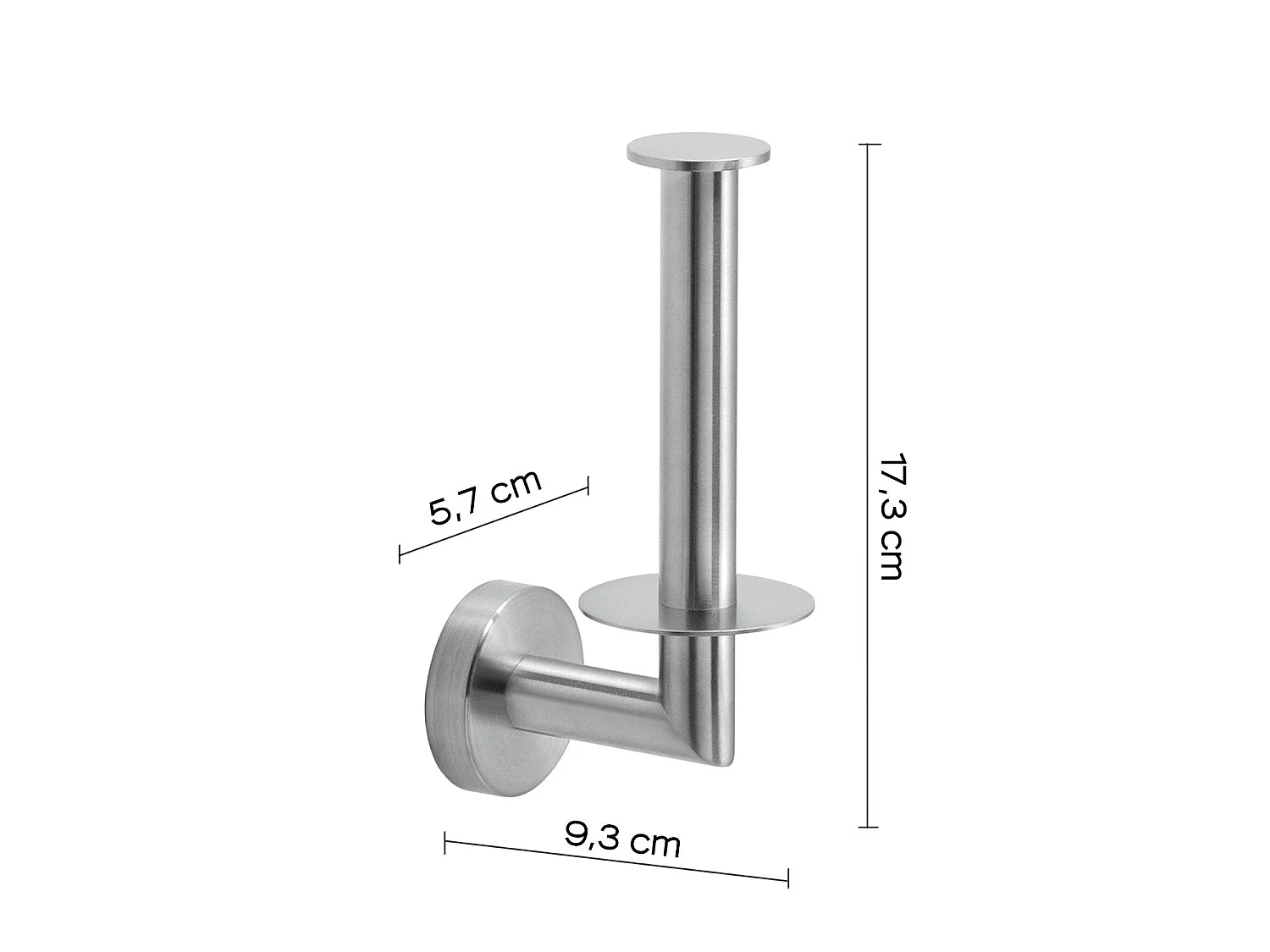 Porte-Rouleau De Réserve En Acier Inoxydable Brossé | Loto