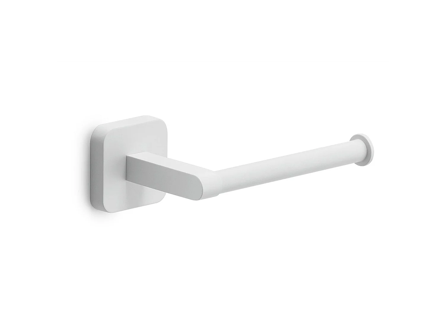 Porte-Rouleau Wc Blanc Mat Fixation Vis Ou Adhésif | Tahiti