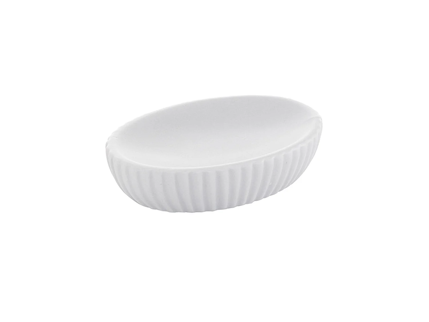 Porte-Savon En Céramique Blanche À Poser | Malva