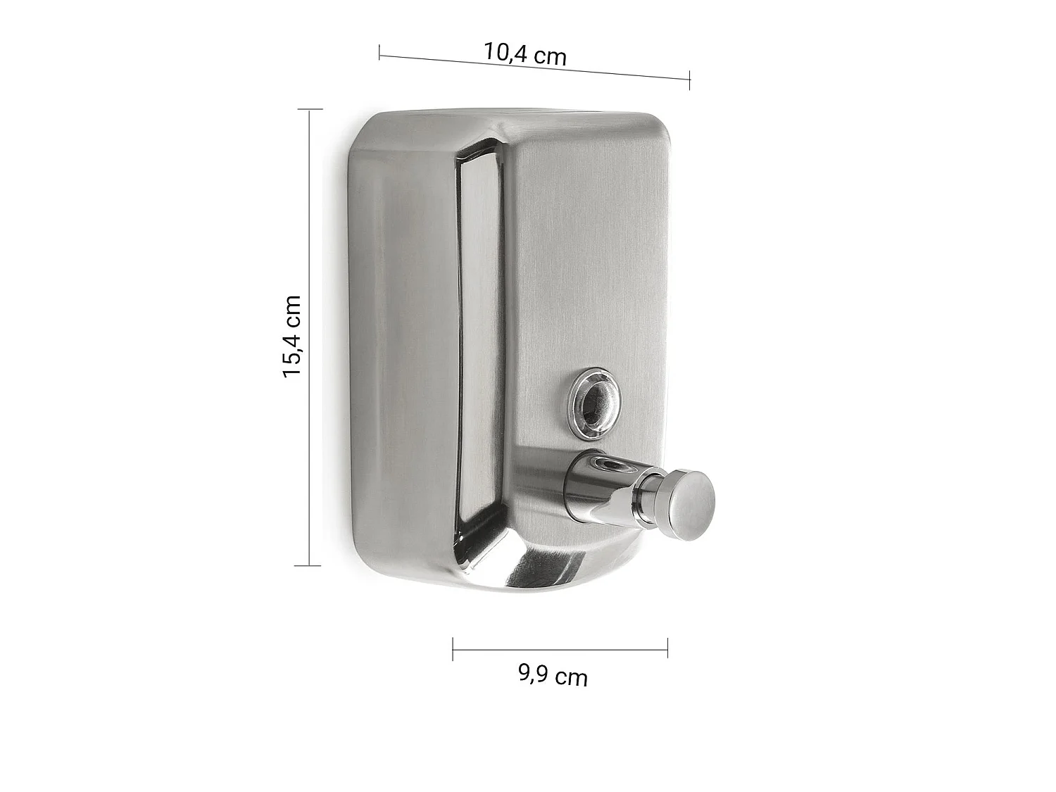 Distributeur De Savon 500 Ml En Acier Inoxydable Brossé | Epos