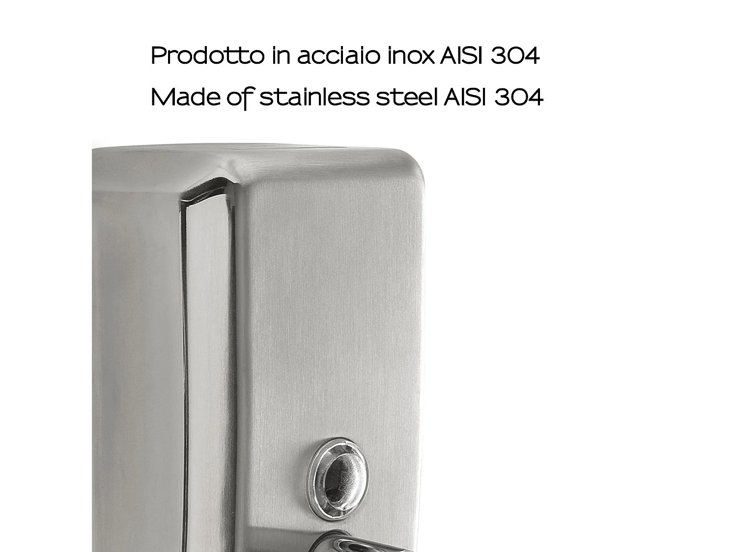 Distributeur De Savon 500 Ml En Acier Inoxydable Brossé | Epos