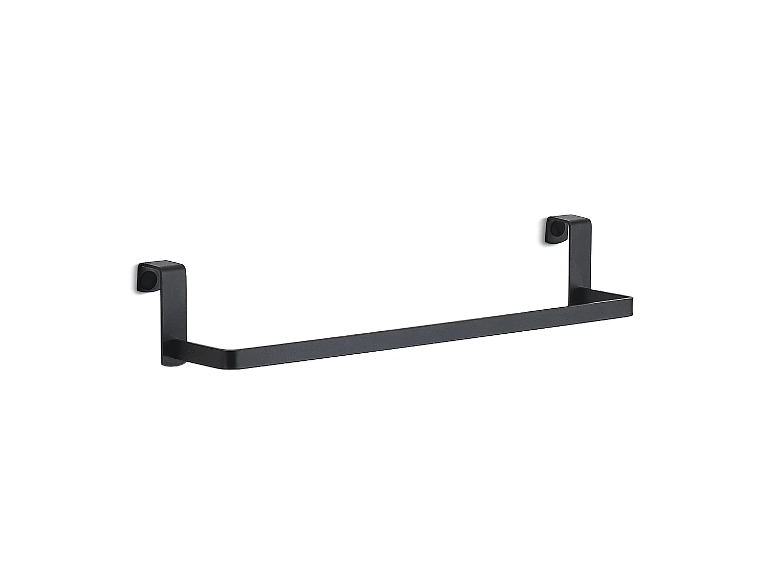 Porte-Serviettes À Suspendre Sur Porte Ou Meuble Noir Mat | Tosca