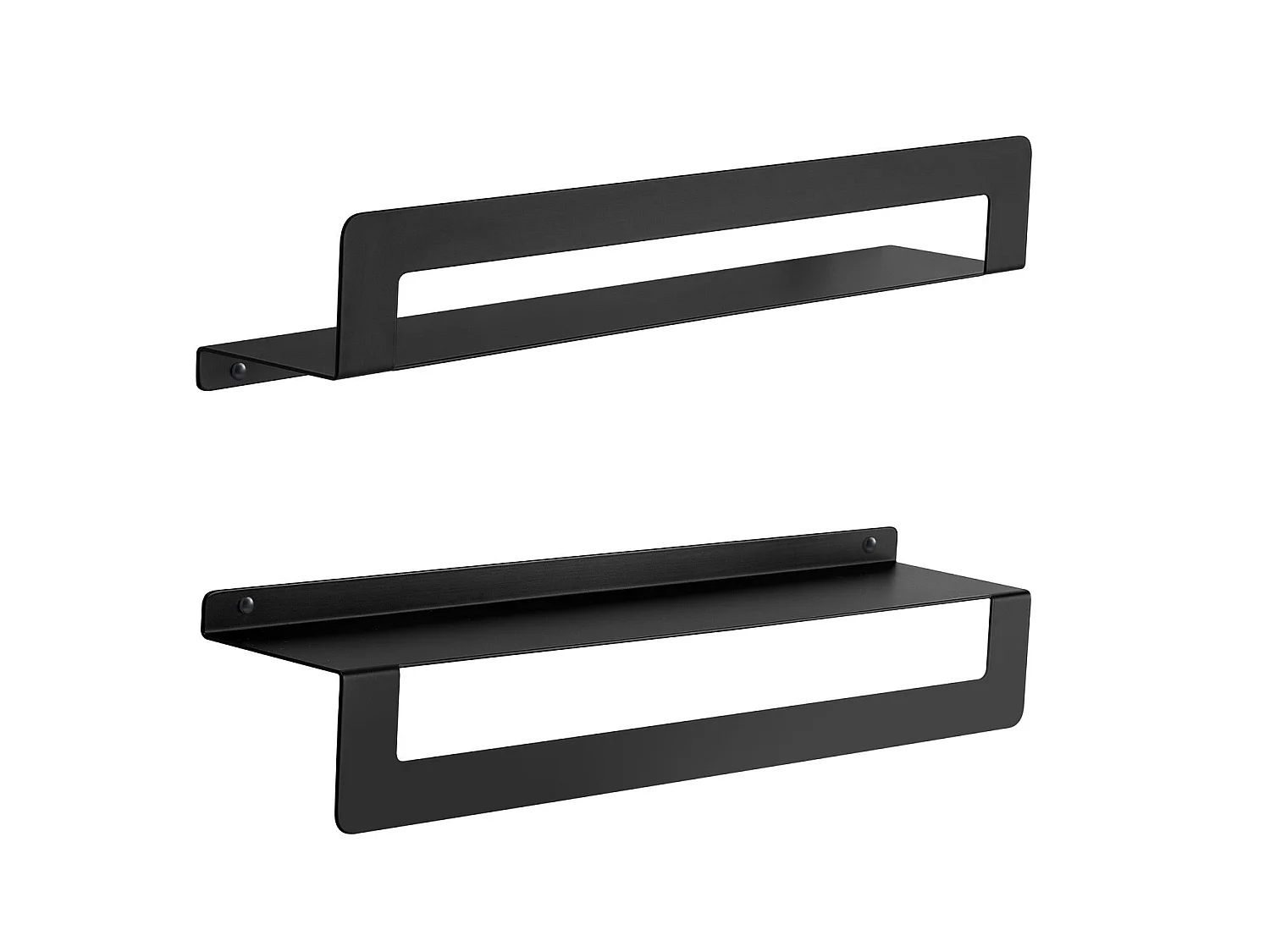 Étagère De Douche Avec Porte-Serviettes 50 Cm Noir Mat | Camelia