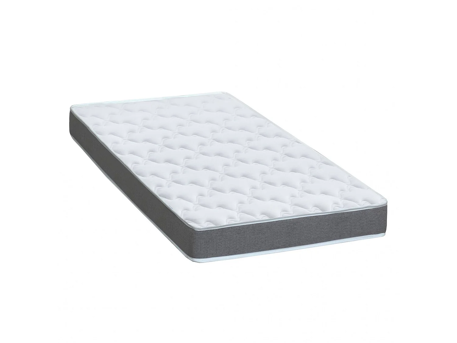 Ensemble literie électrique de relaxation à plots + Matelas mousse mémoire de forme - 90 x 190 cm