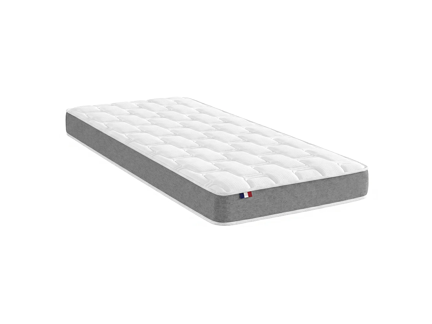Ensemble lit électrique de relaxation multi lattes + Matelas mousse 35HR 90 x 190 cm