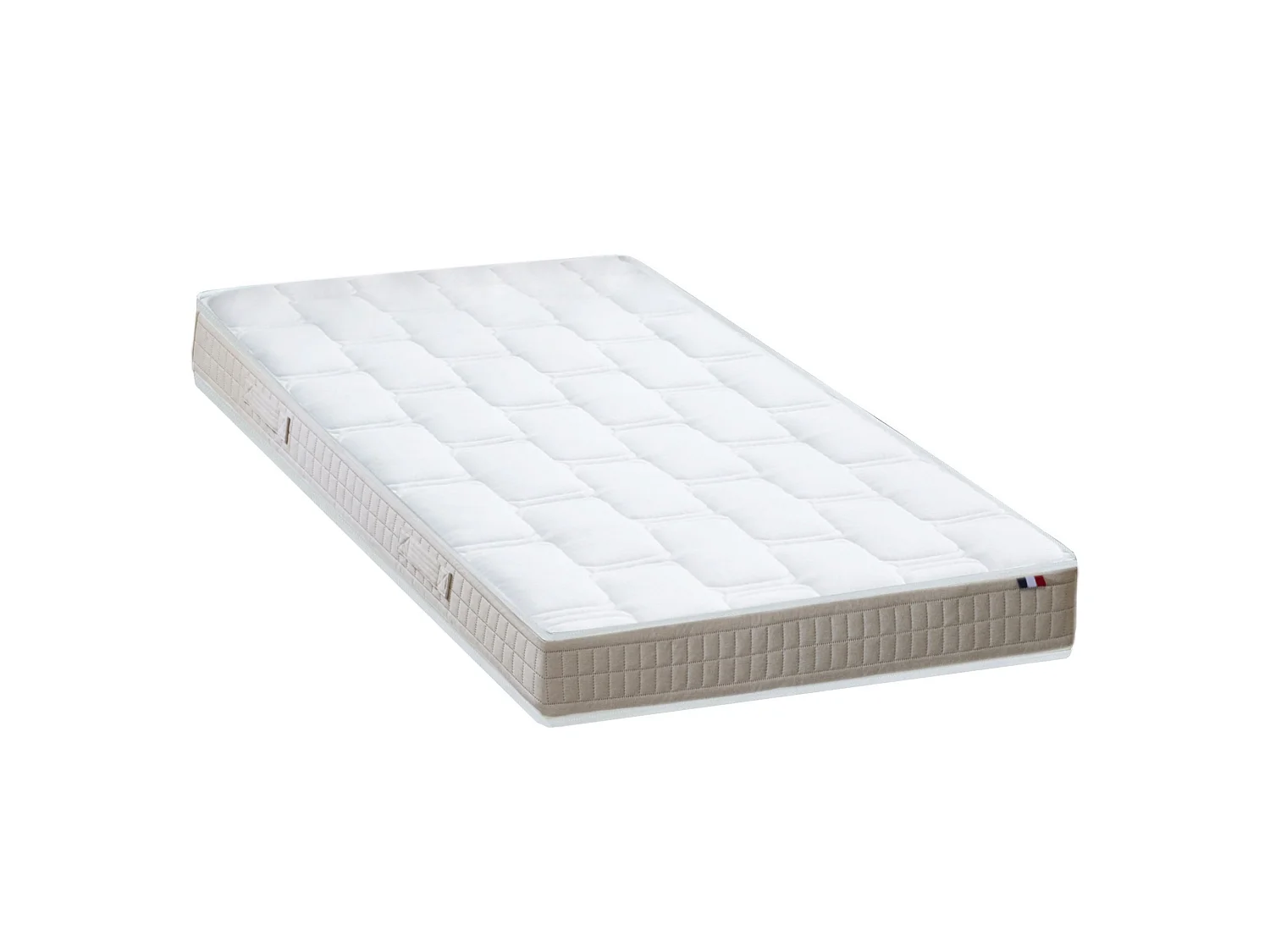 Ensemble literie électrique relaxation à plots + Matelas 100% latex - 2x80 x 200 cm