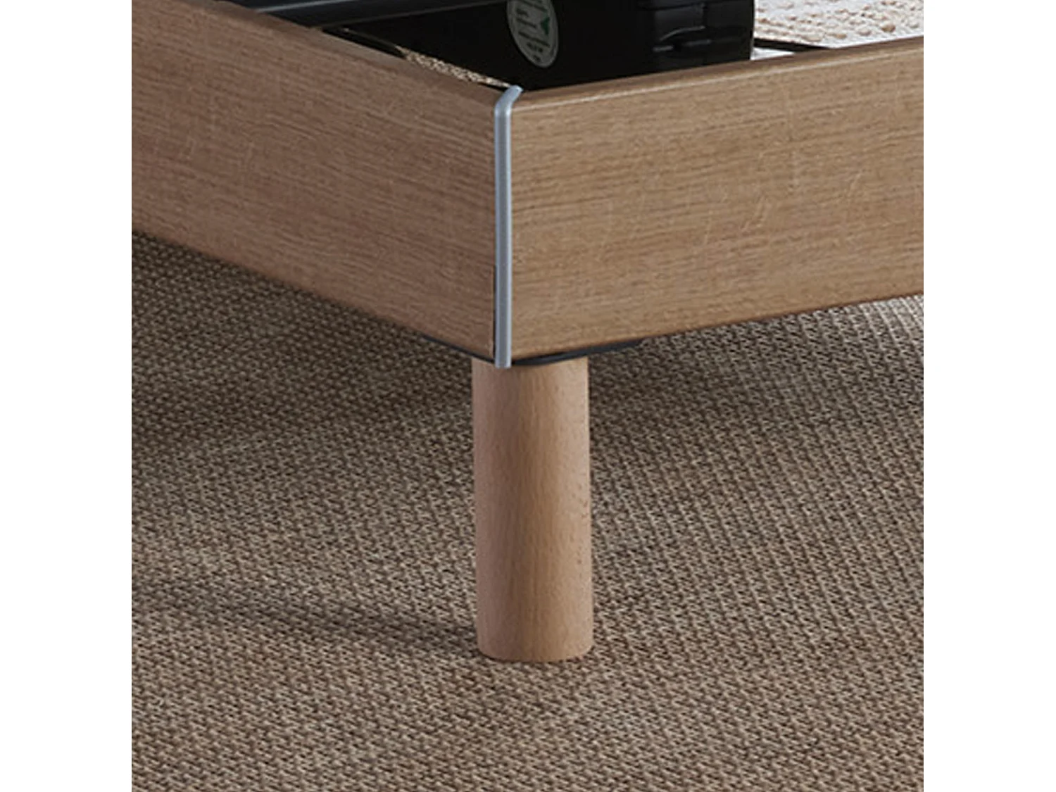 Ensemble literie électrique relaxation à plots + Matelas mousse HR35 - 2x80 x 200 cm