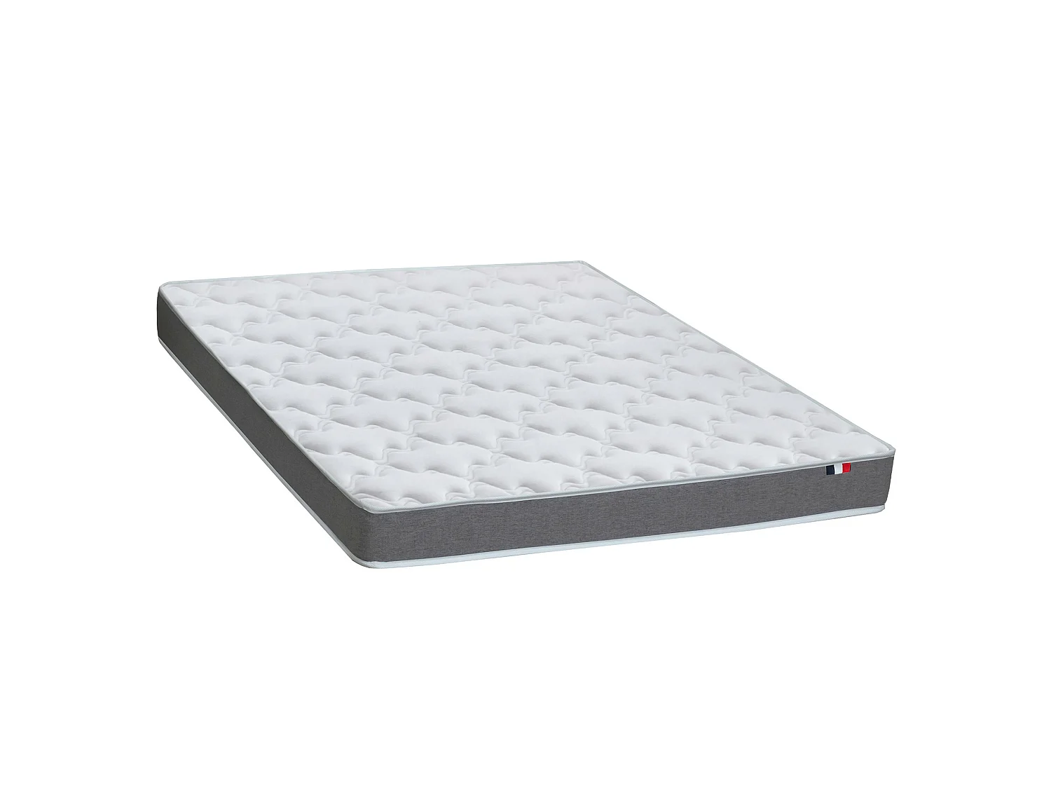 Ensemble matelas mousse 25kg/m3 H16 sommier en kit140x200cm beige