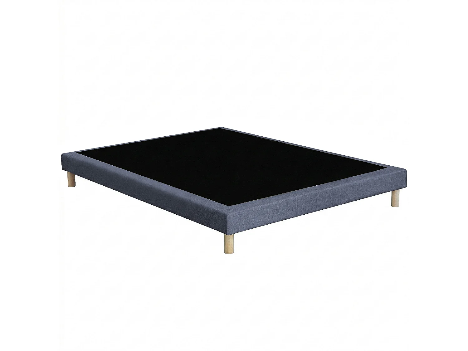 Sommier tapissier à lattes fixes, couchage ferme, soutien optimal - 140 x 190 cm, Sommier - Bleu