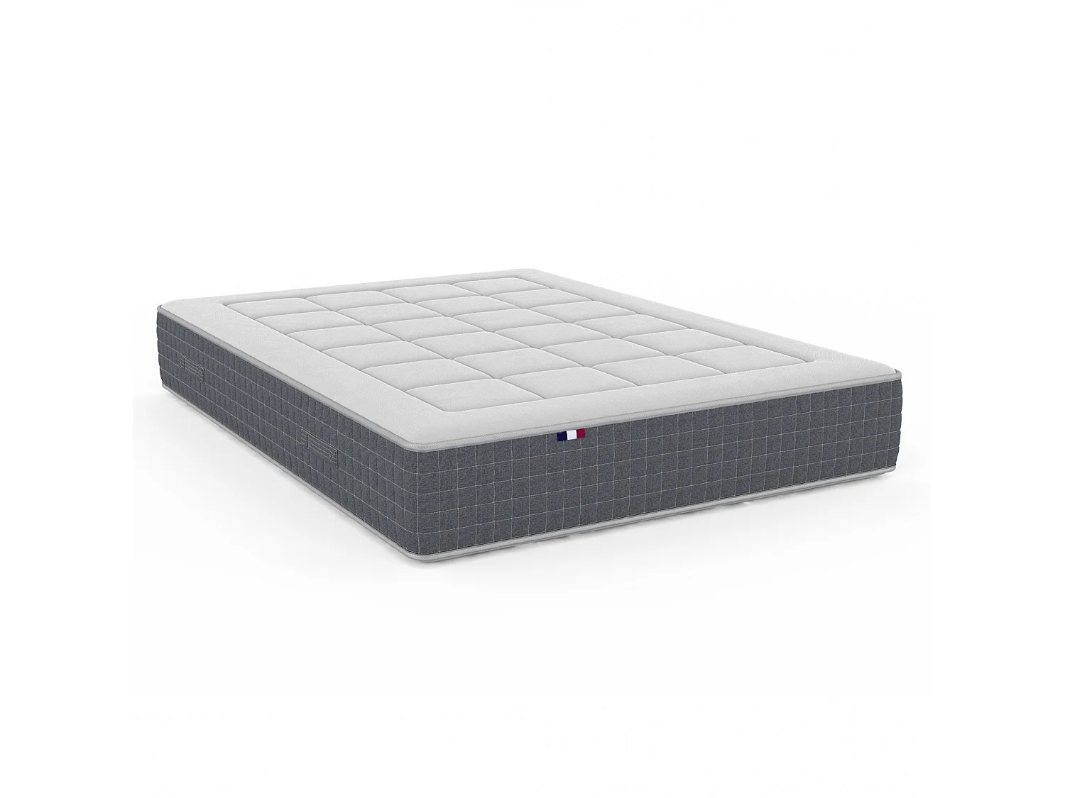 Matelas ressorts ensachés 7 zones MAX - soutien ferme et réversible - 140 x 200 cm