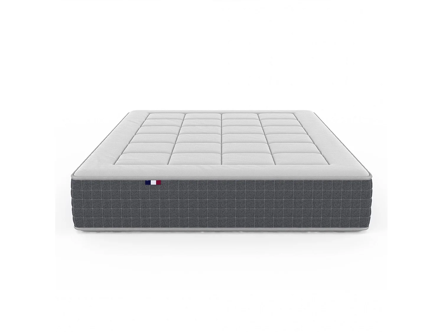 Matelas ressorts ensachés 7 zones MAX - soutien ferme et réversible - 140 x 200 cm