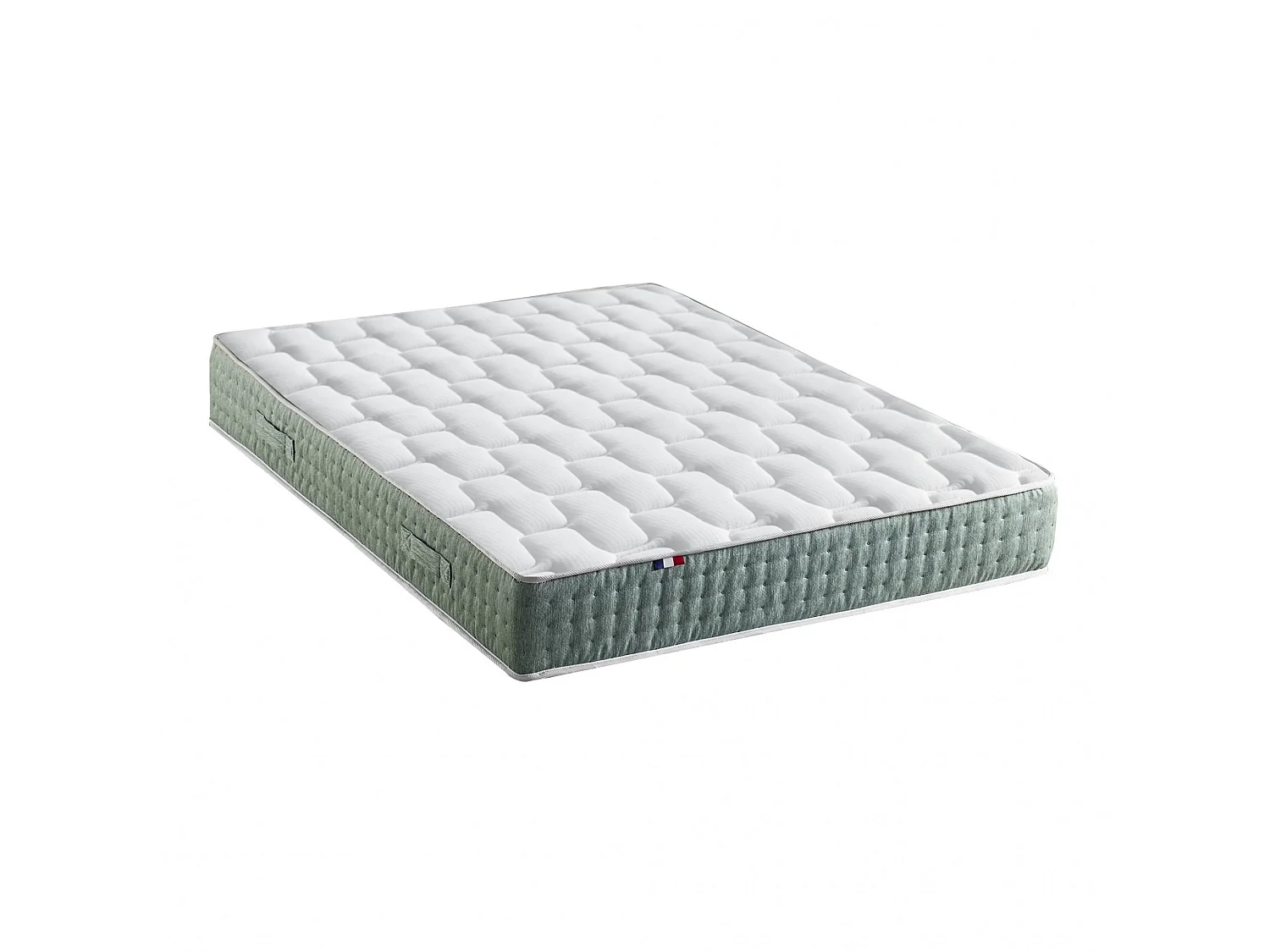 Matelas ressorts ensachés 7 zones HYGGE - soutien ferme et réversible - 140 x 200 cm