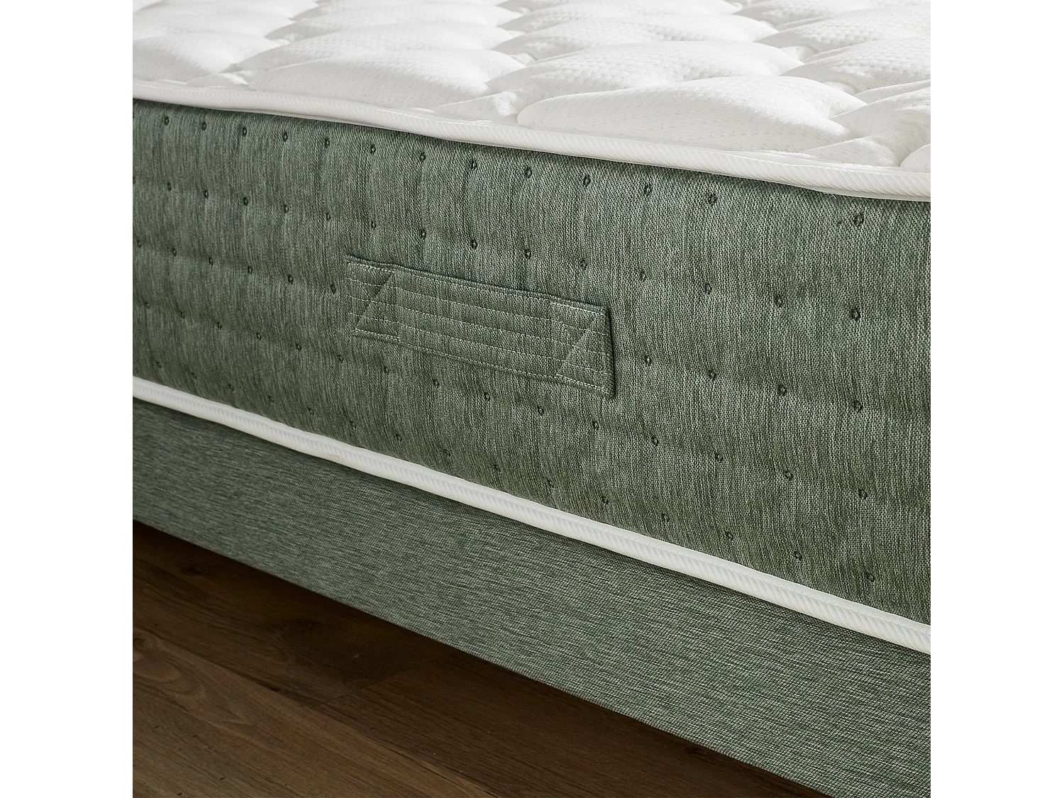 Matelas ressorts ensachés 7 zones HYGGE - soutien ferme et réversible - 140 x 200 cm