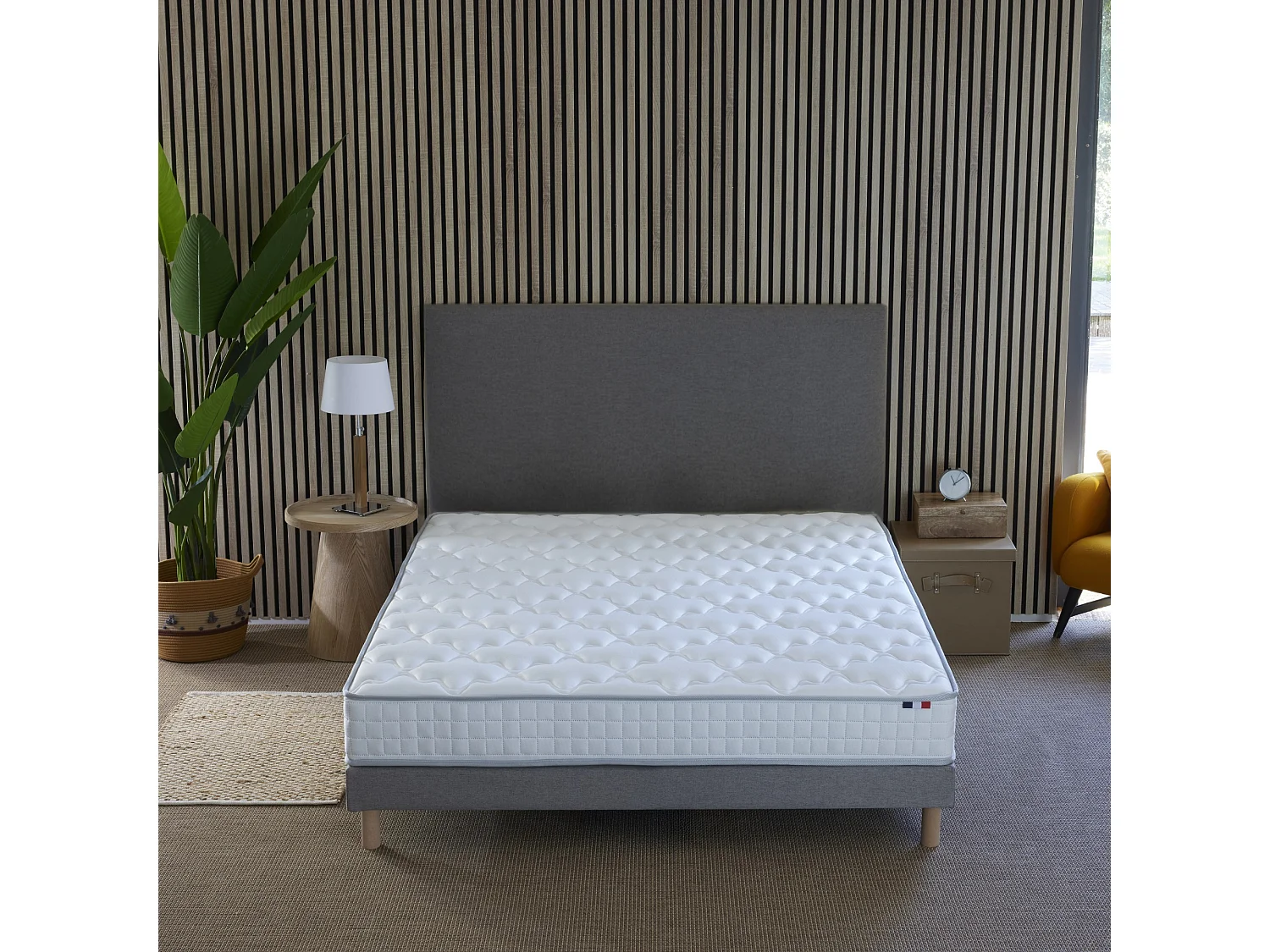 Matelas ressorts biconiques ferme SPECTRE - Confort durable, Made in France - 140 x 200 cm