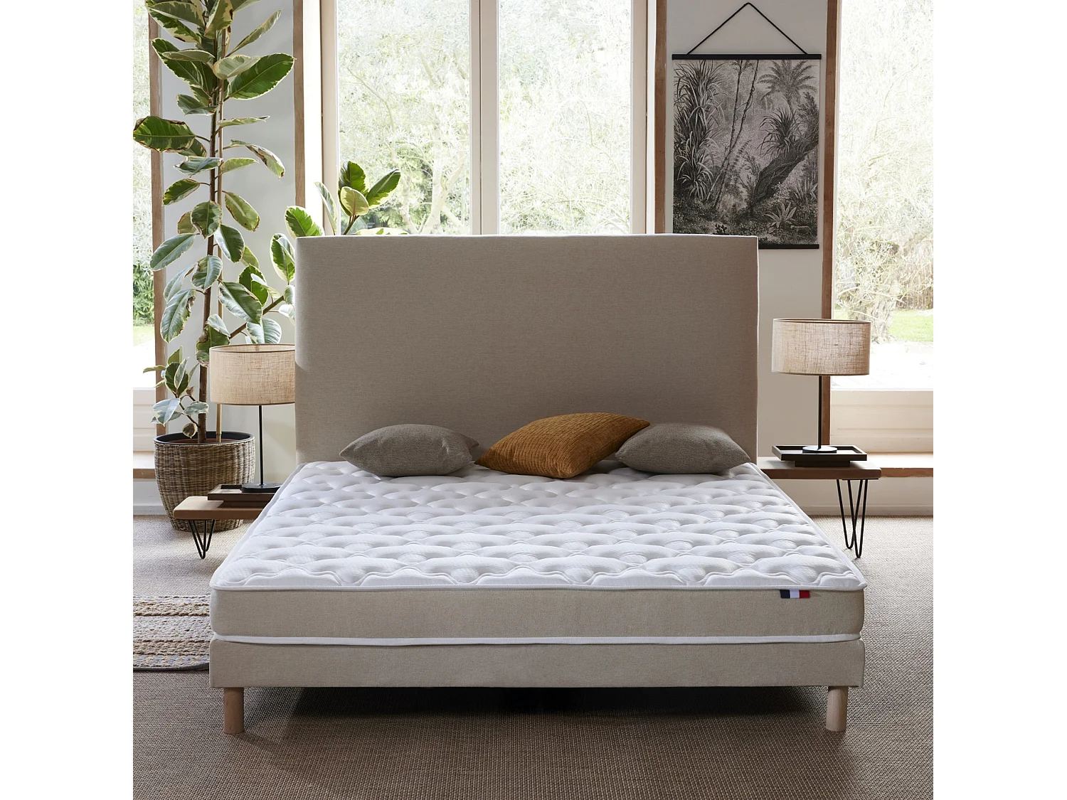 Matelas bi-confort latex et mousse INITIALE : équilibre et nuits paisibles - 140x190