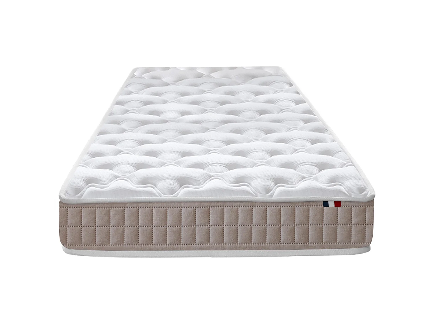 Matelas latex 3 zones PURE - soutien ferme, Made in France - 90 x 190 cm