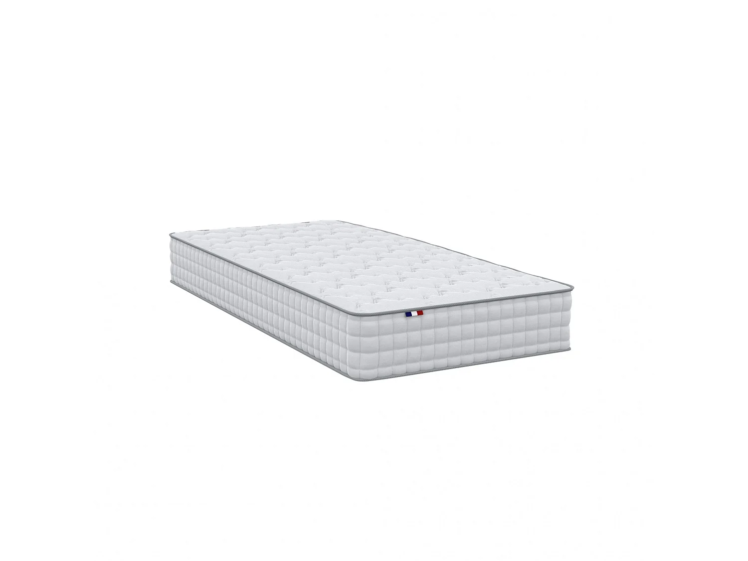 Matelas ressorts ensachés ASTRE : confort ferme, accueil équilibré, made in France - 90 x 190 cm