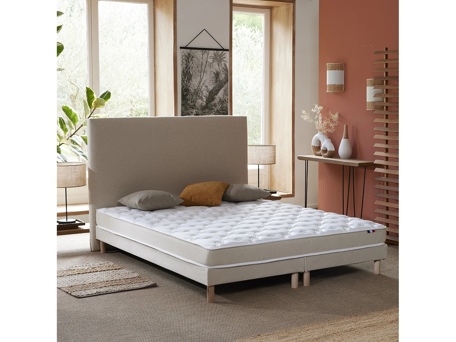Matelas bi-confort latex et mousse INITIALE : équilibre et nuits paisibles - 160x200