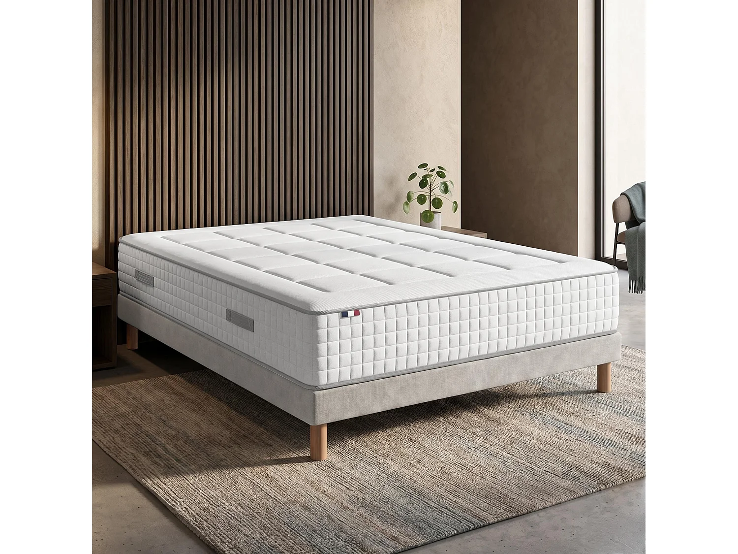 Matelas hybride BELLAGIO accueil mémoire de forme H 28 140 x 200