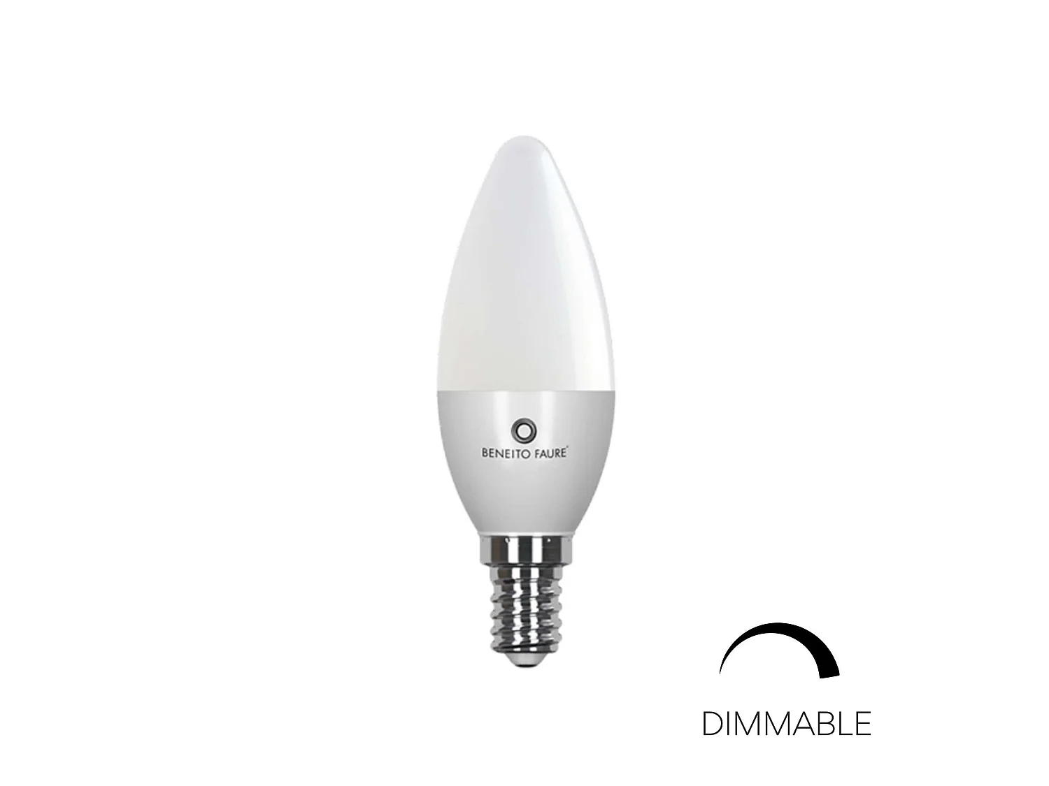 Flama Dimmbare LED-Lampe E14 5,5 W (3000 K, 418 lm, 360° dimmbar, TRIAC) - Beneito & Faure für Innenbeleuchtung
