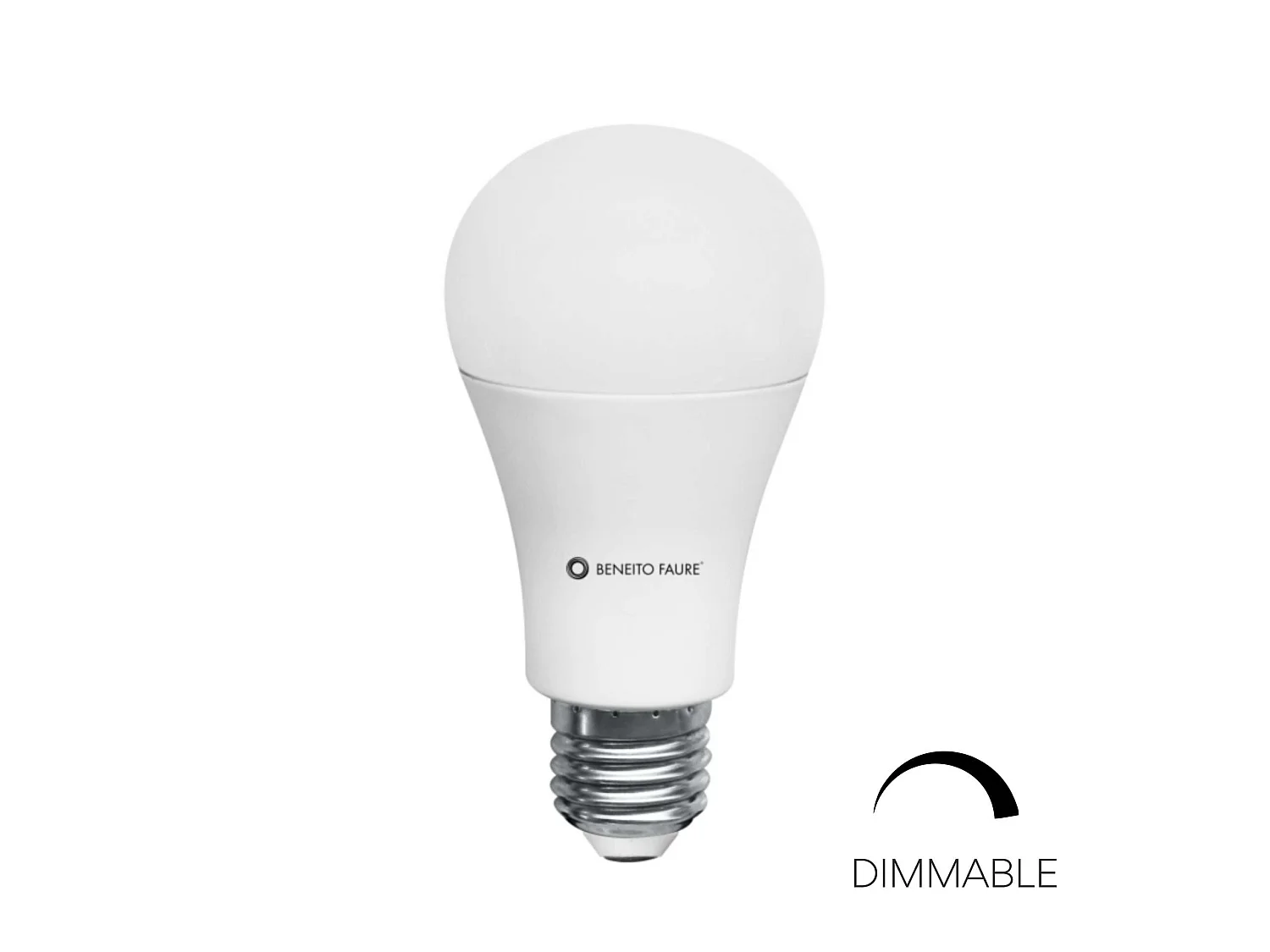 17-W-E27-LED-Lampe, dimmbar, 360°-Abstrahlwinkel, 5000 K - Beneito & Faure, hohe Lichtausbeute, TRIAC-Lichtstärkeregelung