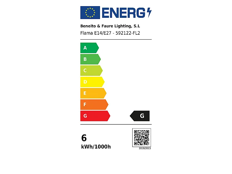 Flama Beneito & Faure 5,5W E14/E27 360° 2700K LED-Retrofit-Lampe - Energieeffiziente Innenbeleuchtung