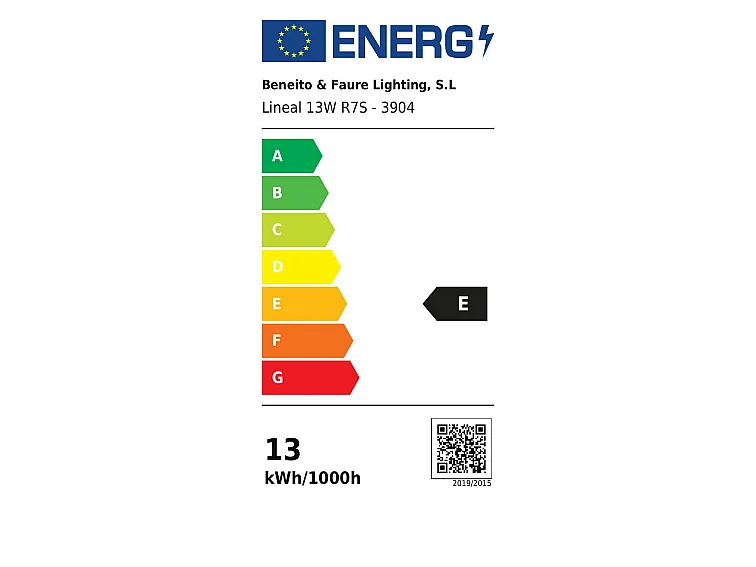 13W R7S LED-Röhrenlampe zum Nachrüsten, 160°, 3000K, 1700lm, TRIAC-dimmbar, für Innenbeleuchtung - Beneito & Faure