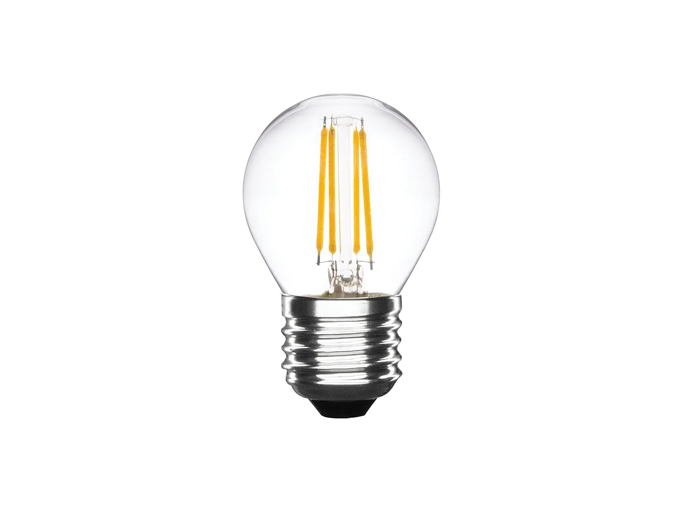 Ampoule LED à filament Alcapower G45 E27 6W 810lm 3000K lumière chaude - Verre transparent, efficace et durable pour l'éclairage intérieur