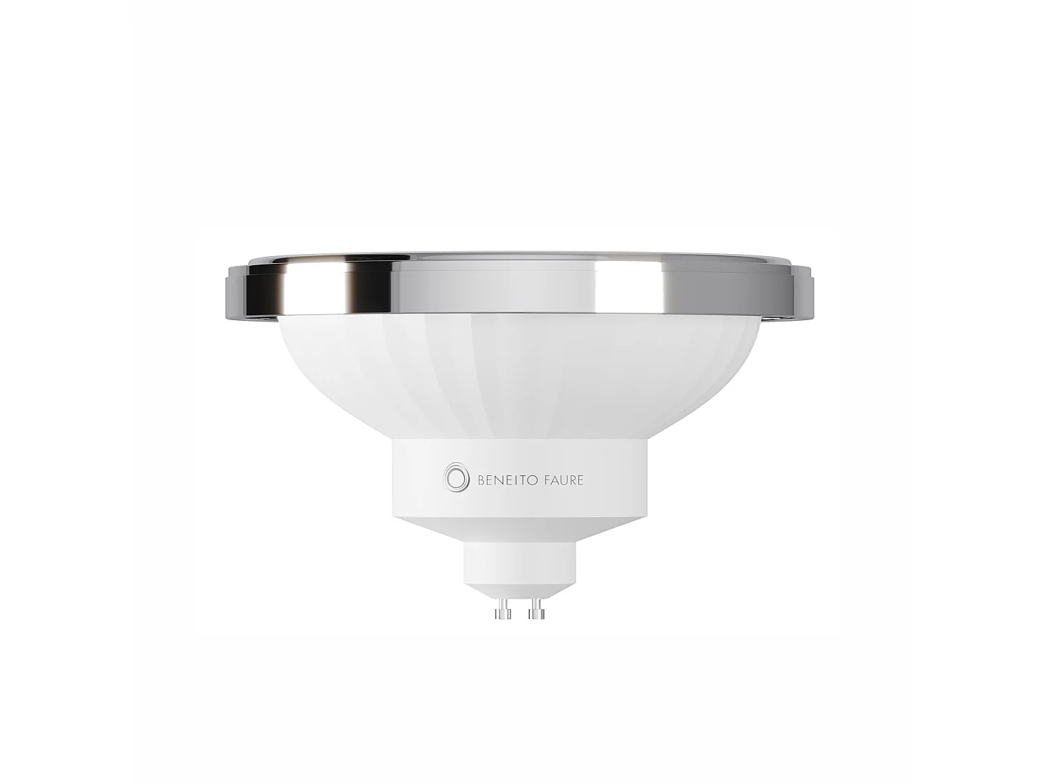 AR111 Dichroitische LED-Lampe 15 W GU10 15° 3000 K 1100 Lumen Warmweißes Licht Chrom-Finish - Beneito & Faure Professionelle Beleuchtung
