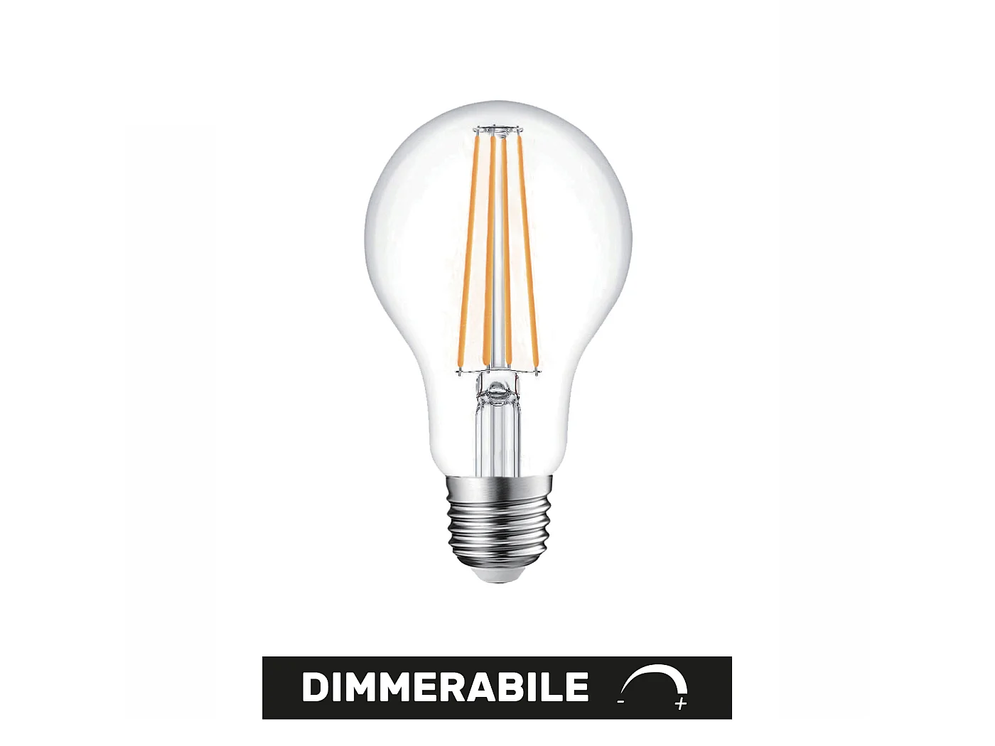 Alcapower Dimmbare LED-Lampe 12W 1520lm E27 4000K Neutralweiß 320° Ø60x105mm Energieklasse E Hohe Helligkeit Klassische Form