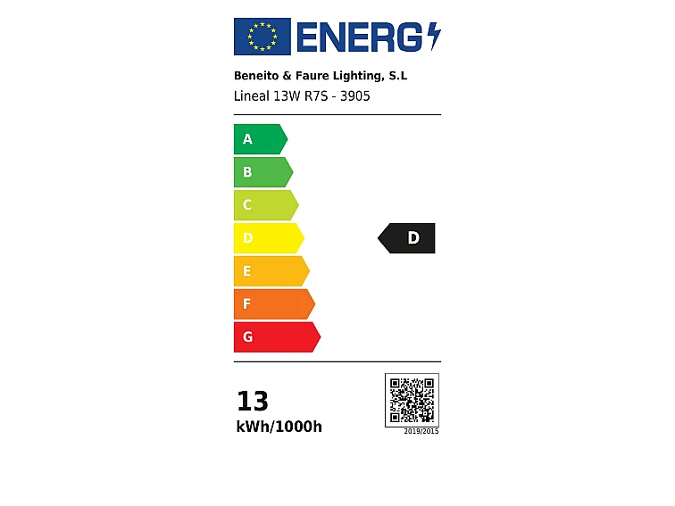 13W R7S Retrofit 160° 4000K 1780lm TRIAC Dimmbare LED-Röhrenlampe für Innenbeleuchtung - Beneito & Faure