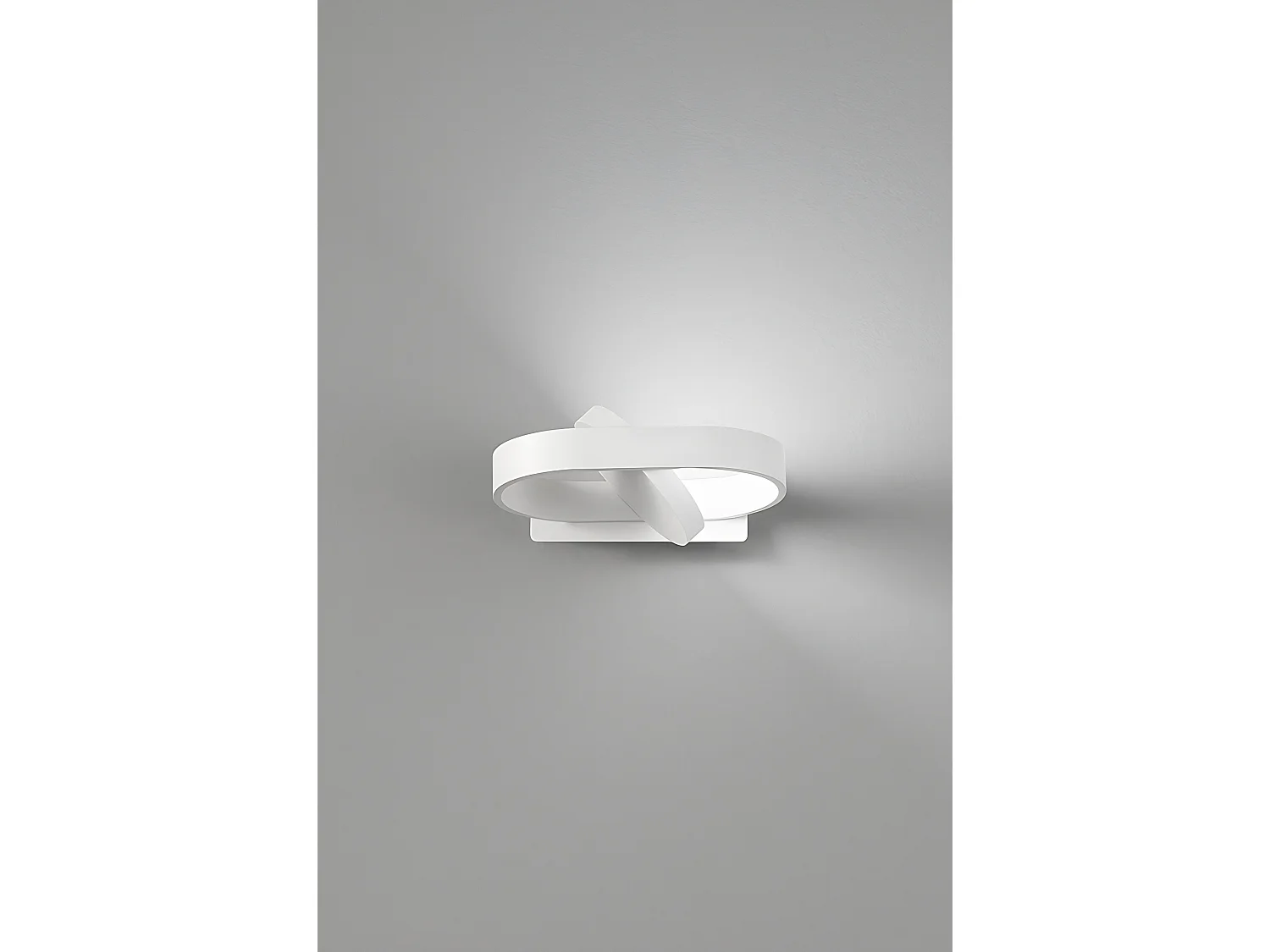 Biały Kinkiet Metalowy, Regulowana Lampa LED 6W, Technologia CCT 3000K-4000K-6000K, Nowoczesny Design, Lampa Ścienna marki Perenz do Wnętrz.