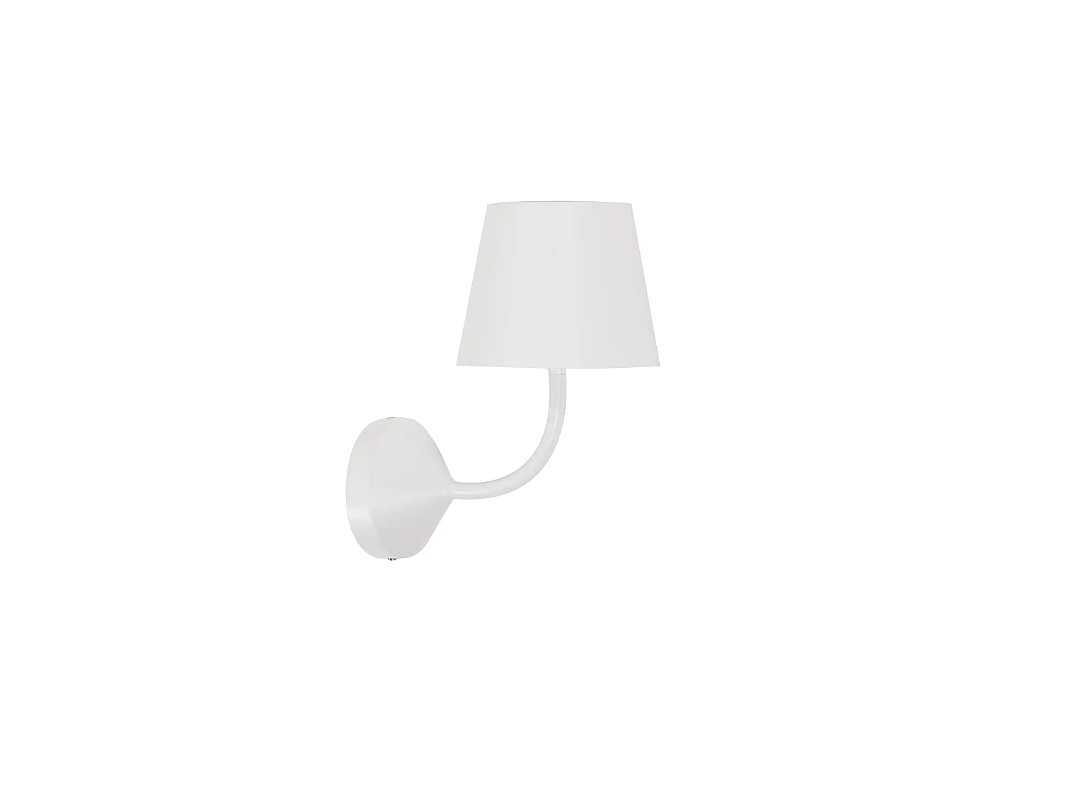 Lámpara de pared Ai Lati Poldina LED 5,4W 2700K 446lm IP54, estructura de aluminio blanco fundido a presión, diseño minimalista moderno y elegante.
