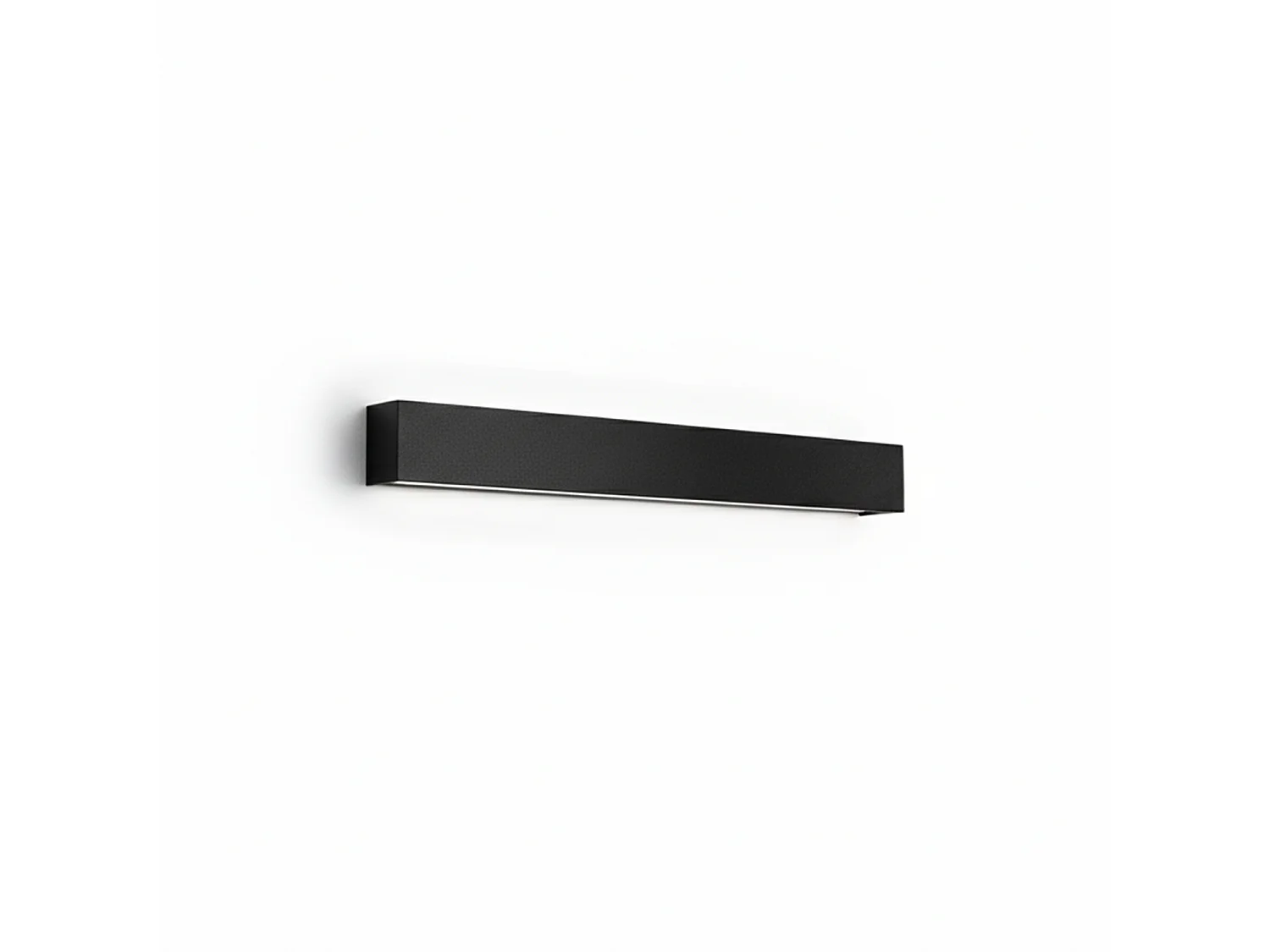 Aplique LED Moderno em Alumínio Preto Mate 30W 3000K, Candeeiro de Parede com Design Elegante para Iluminação de Interiores da Marca Perenz