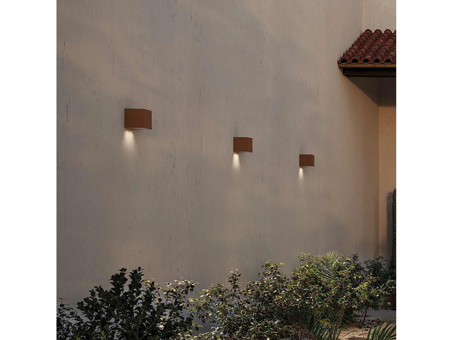 Luminária Parede Exterior Forward 2 Lâmpadas Alumínio LED 10.5W 3000K Preto IP54 Design Compacto e Assimétrico para Iluminação de Fachadas Modernas