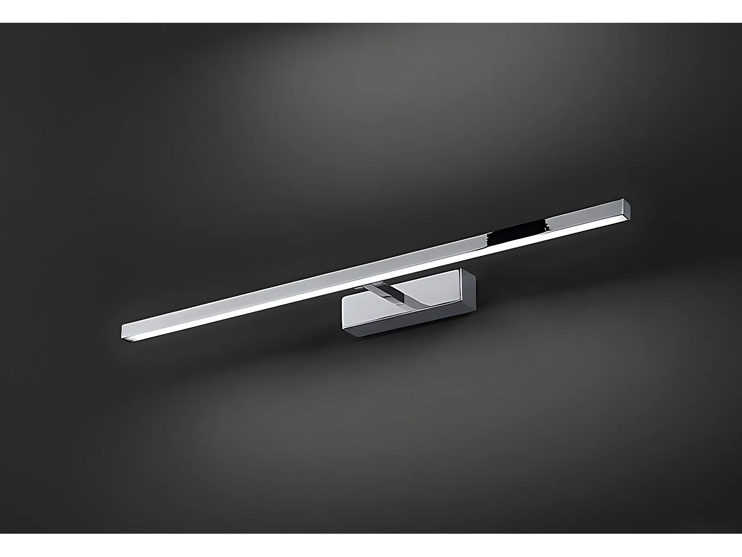 Aplique LED em Metal Cromado Polido, 16W, CCT 3000K/4000K/6000K, Difusor Ajustável, Design Moderno para Iluminação Interior e Exterior - Perenz
