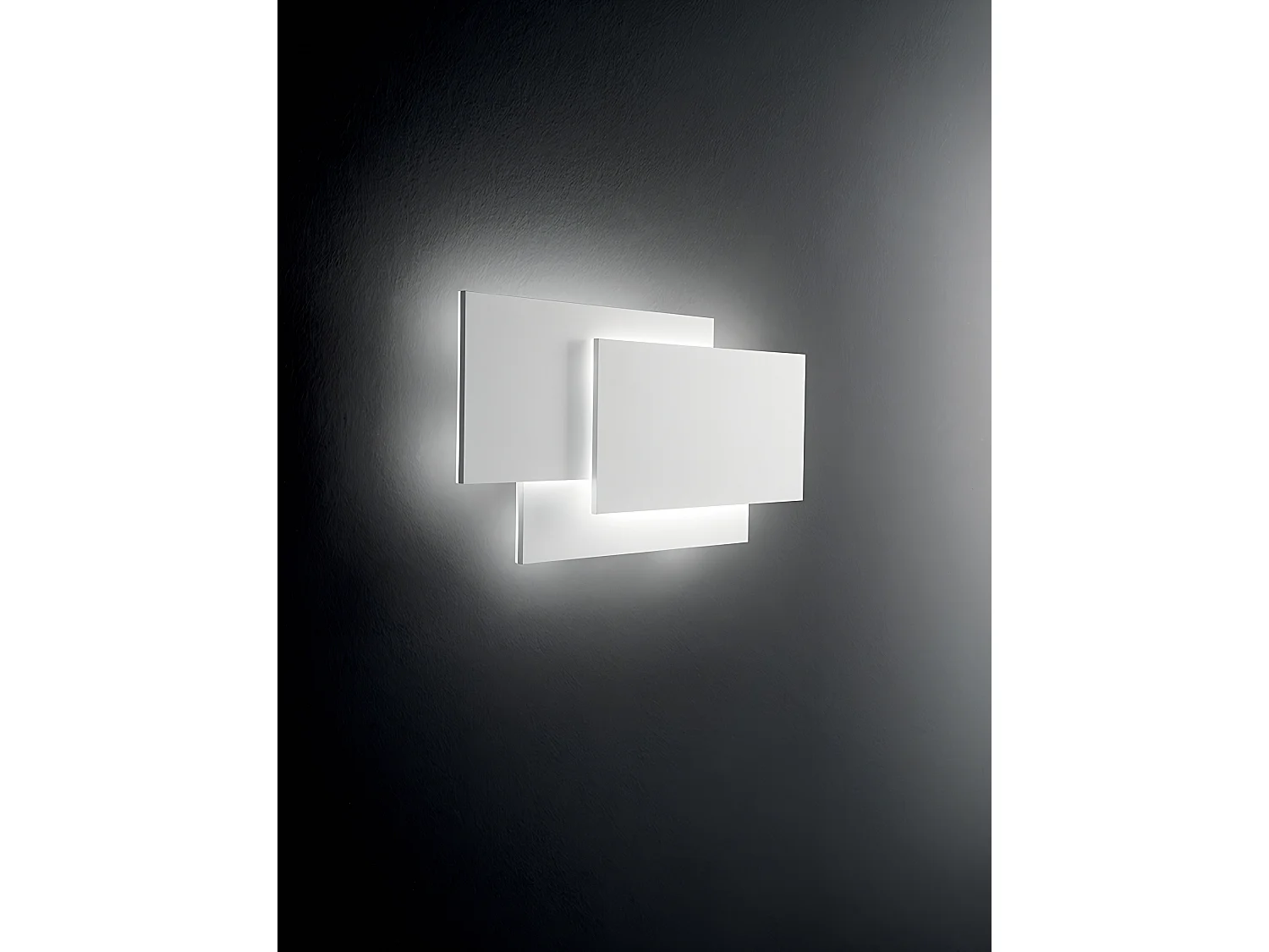 Kinkiet LED 36W 2880Lm 3000K Seria 6750, Aluminium Białe, Nowoczesny i Geometryczny Design do Oświetlenia Wnętrz - Perenz, Wysoka Jakość LED