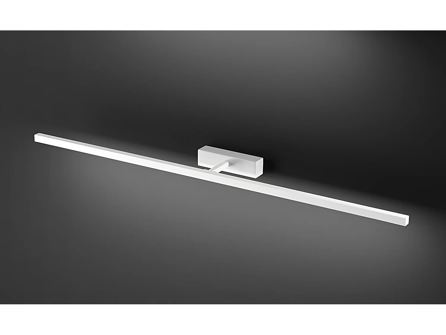 Kinkiet ścienny LED 24W Seria 8044 Biały Metal 102cm Regulowany Klosz 300 Stopni Technologia CCT 3000K/4000K/6000K do Wnętrz Perenz Nowoczesny