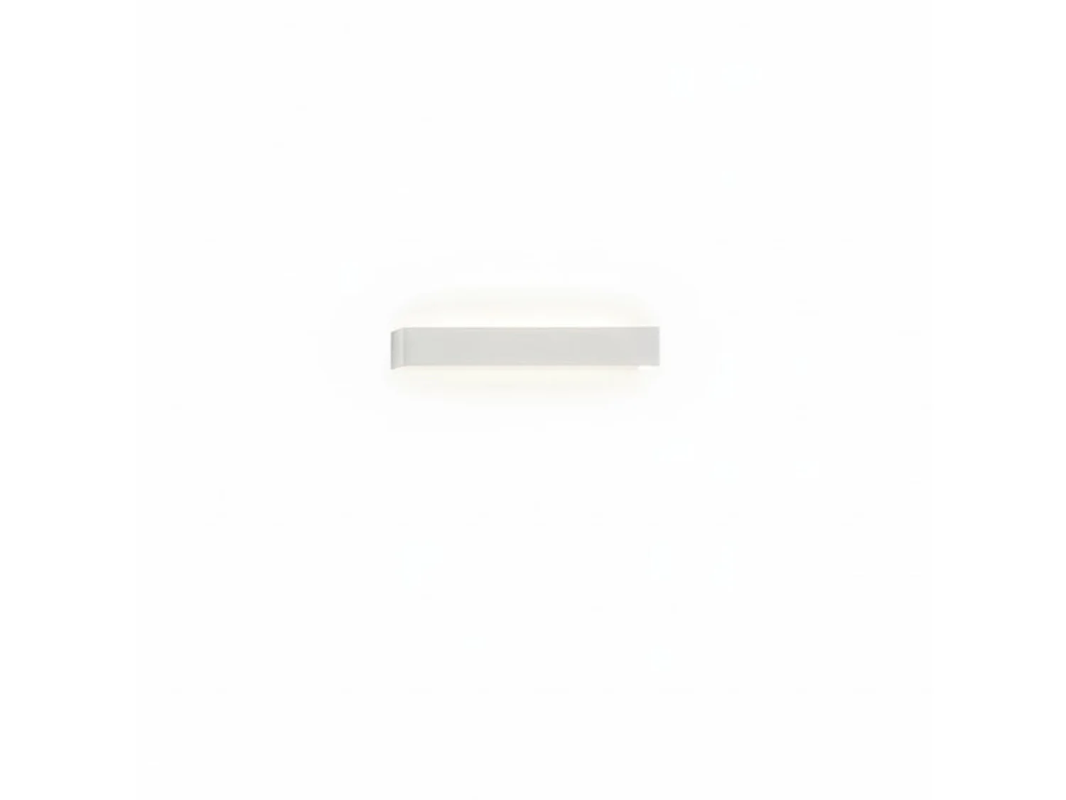 Lámpara de pared LED moderna en aluminio blanco mate de 30 W y 3000 K, diseño delgado y elegante para iluminación interior - Perenz