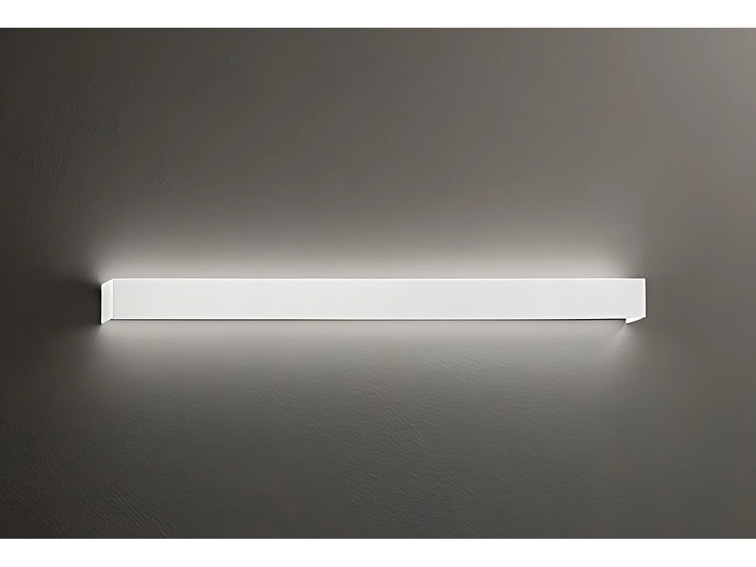 Aplique LED Moderno Alumínio Branco Mate 30W 3000K, Candeeiro de Parede Design Fino e Elegante para Iluminação de Interiores - Marca Perenz