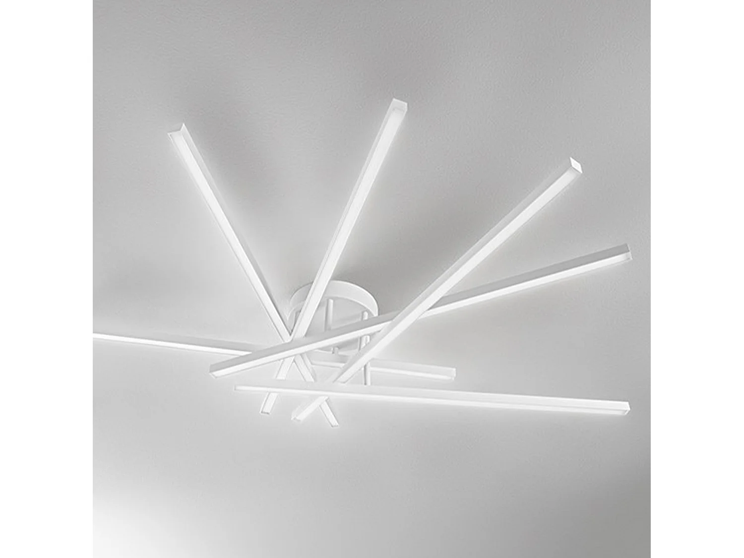 Plafonier LED 70W em Alumínio Branco Mate, 4900 Lúmenes, Regulável com Seletor CCT 3000K/4000K/6000K, Design Moderno IP20 da marca Perenz.