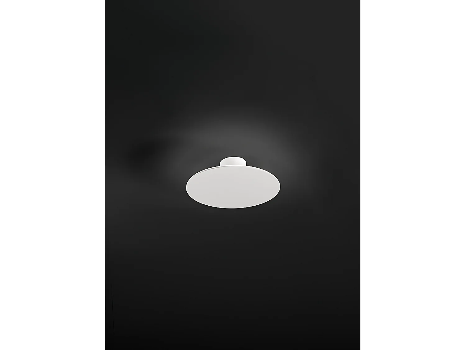 Plafonete LED 28W CCT Regulável 3000K-6000K Estrutura em Metal e Alumínio com Acabamento Pintado a Pó em Branco Mate de Alta Qualidade - Perenz