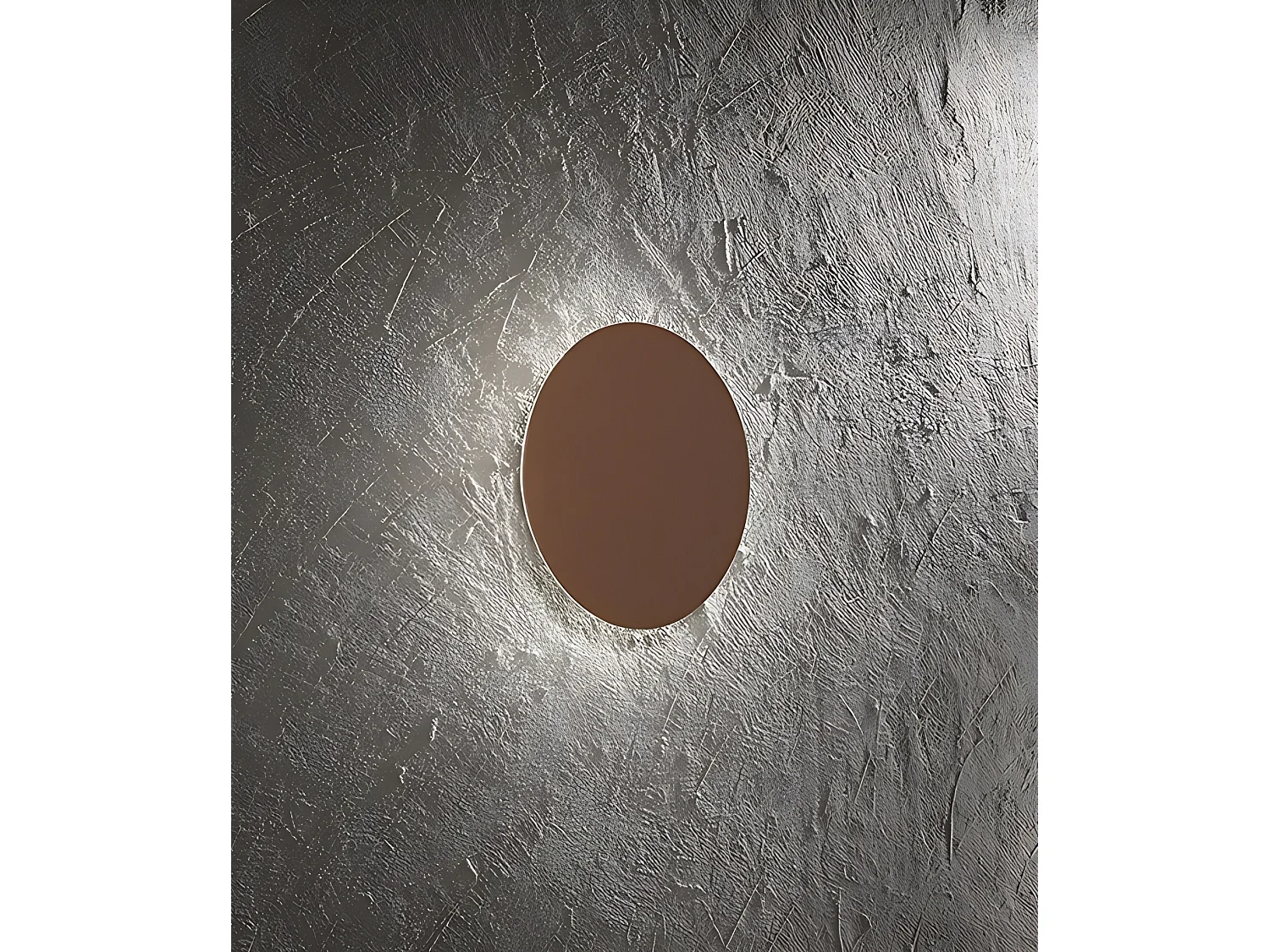Plafoniera sufitowa LED z metalu i aluminium, brązowe wykończenie, 38W, wybór barwy CCT 3000K-4000K-6000K, ściemnialna lampa marki Perenz LED