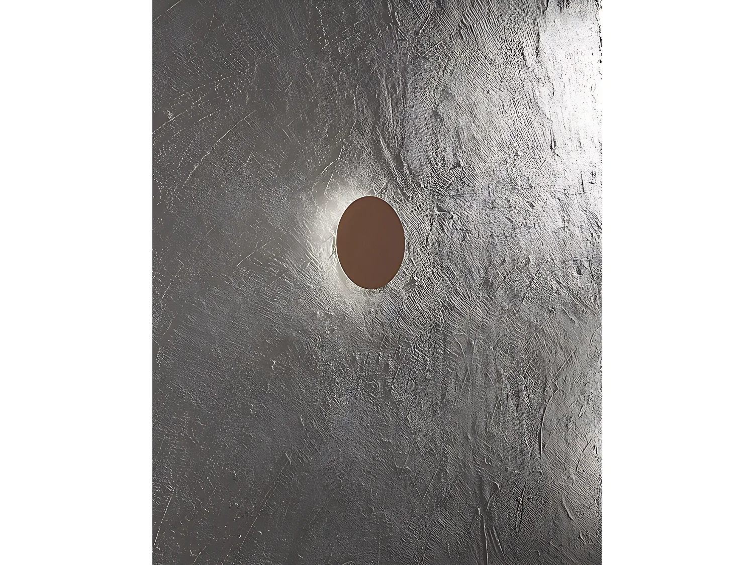 Nowoczesna sufitowa plafoniera LED Perenz, brązowy metal, 15W, regulacja CCT 3000K-4000K-6000K, średnica 25cm, elegancki design do wnętrz domowych